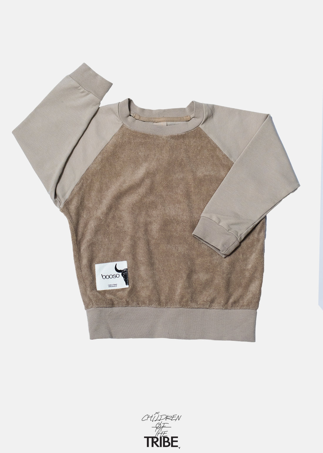 bluza dziecięca- LONG TERRY SWEATSHIRT beige