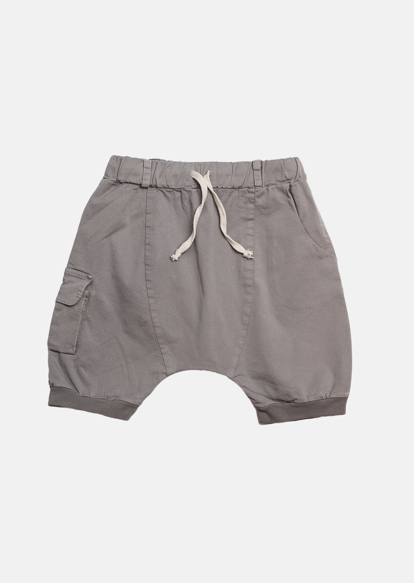 szorty dziecięce- POCKET SHORTS gray