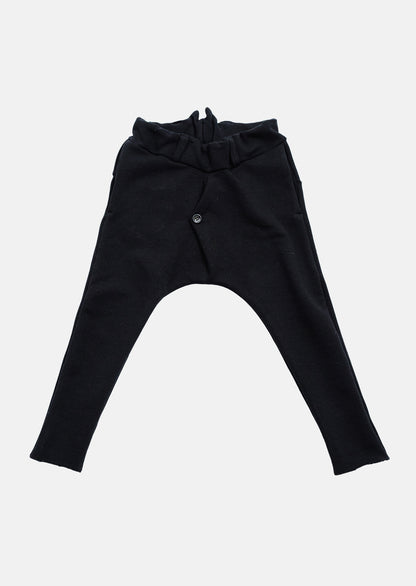 spodnie dziecięce- BUTTON PANTS black