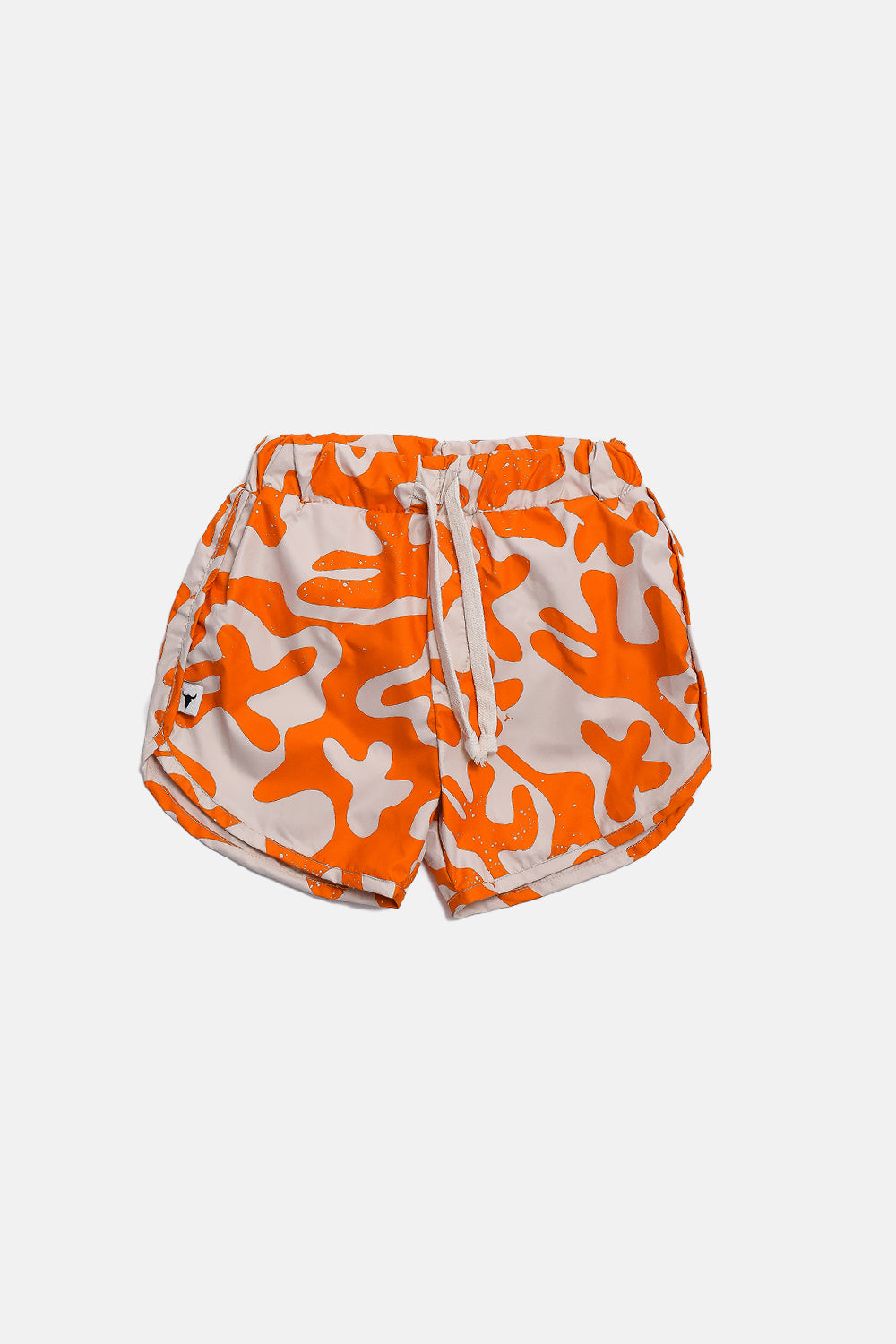 szorty dziecięce - SWIM SPLASH ORANGE SHORTS orange/beige