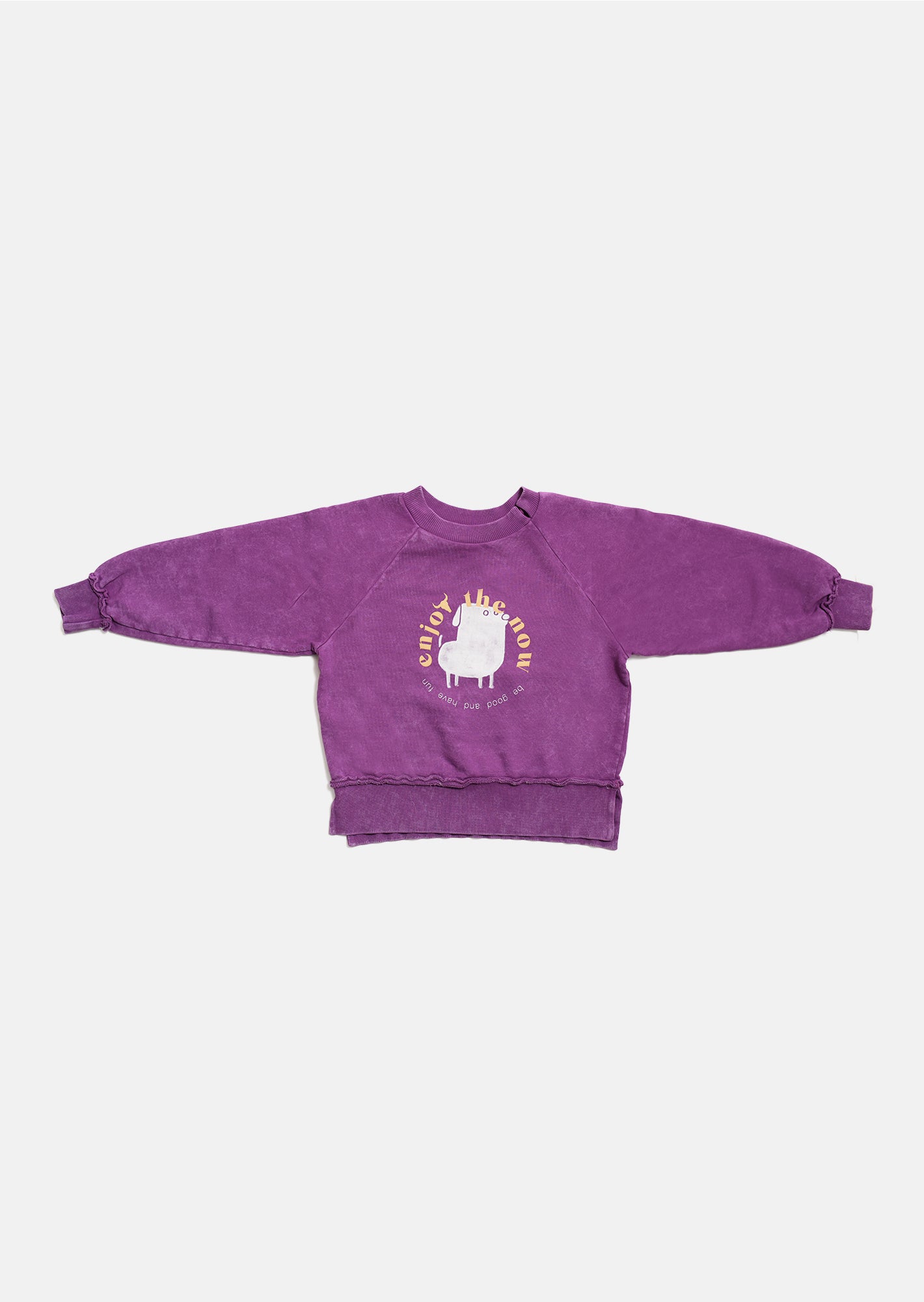 bluza dziecięca- PURPLE DOG SWEATSHIRT purple
