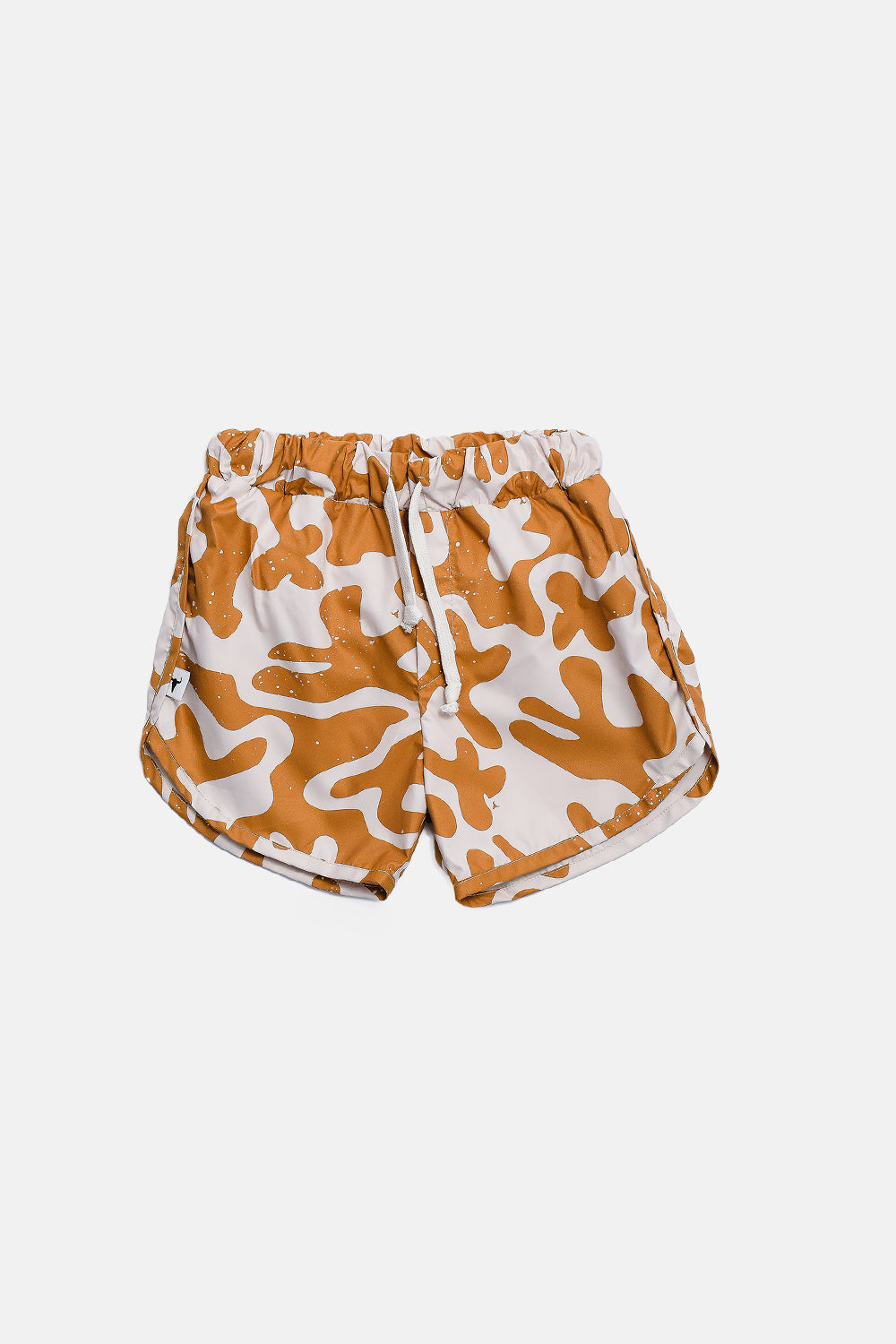 szorty dziecięce - SWIM SPLASH OCHRA SHORTS ochra/beige