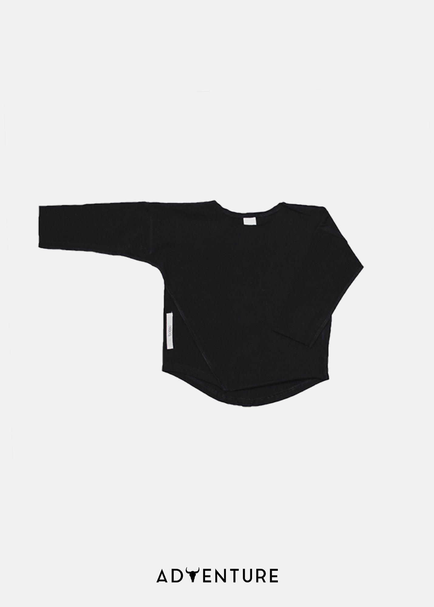 bluzka dziecięca- BLACK SIMPLE LONGSLEEVE black