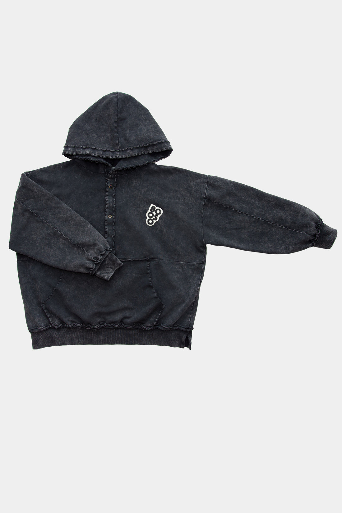 bluza dziecięca- ACID POCKET HOODIE black