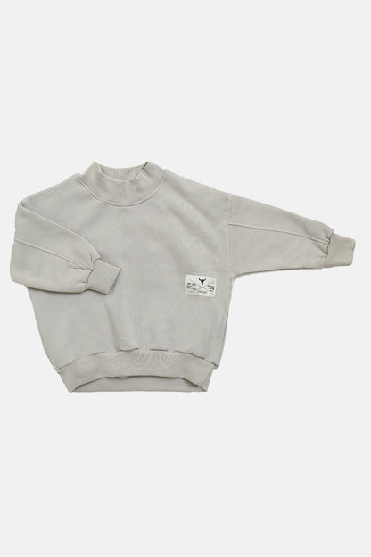 bluza dziecięca- SIMPLE SWEATSHIRT taupe
