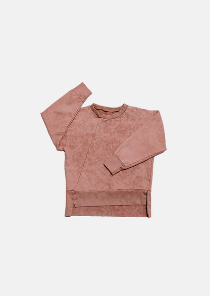 bluza dziecięca - SHAPE ACID SWEATSHIRT light pink