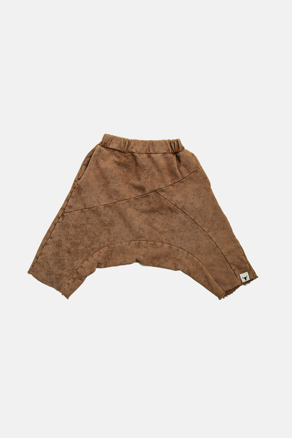 szorty dziecięce - SHAPE SHORTS brown vintage
