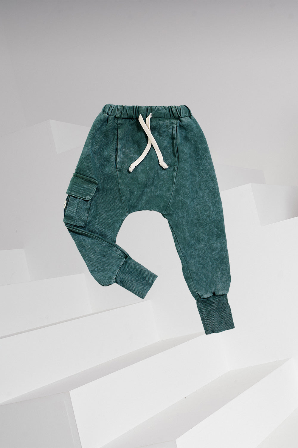 spodnie dziecięce - FRINGLE GREEN PANTS green