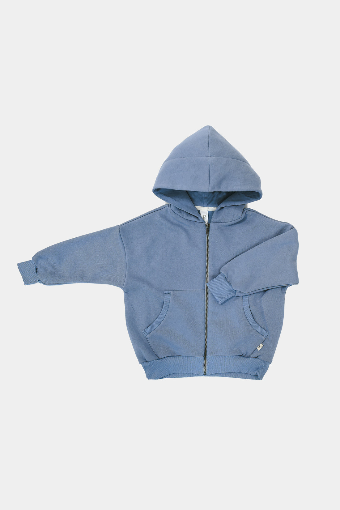 bluza dziecięca- WIDE ZIP HOODIE blue