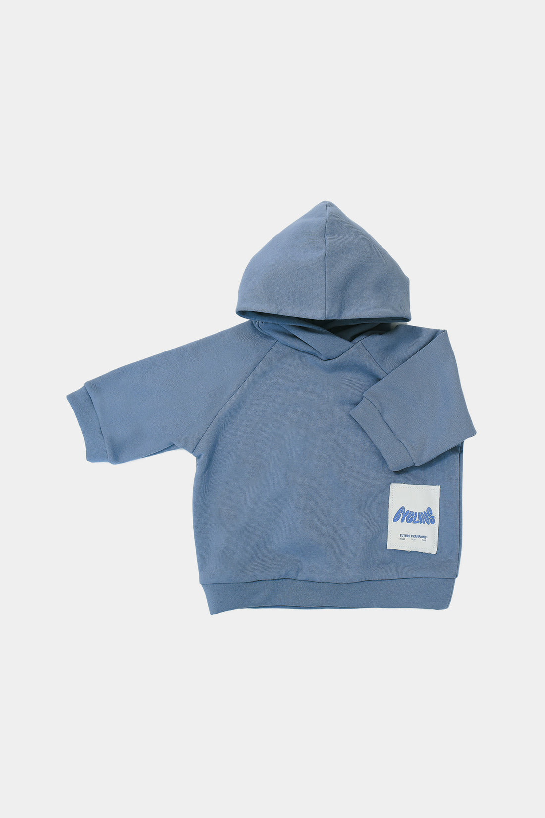 bluza dziecięca- WIDE BLUE HOODIE blue