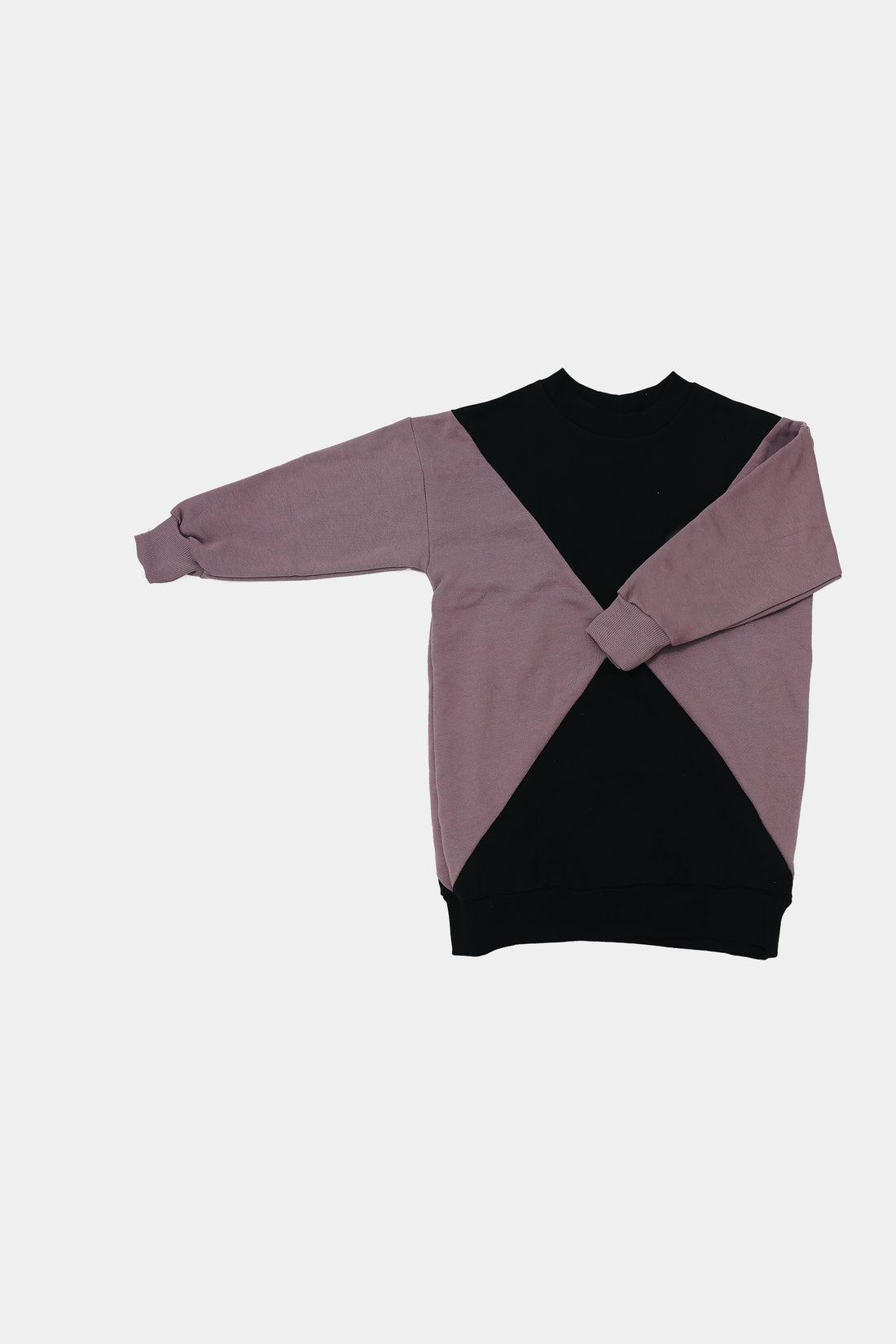 sukienka dziecięca-PANEL DRESS black/purple