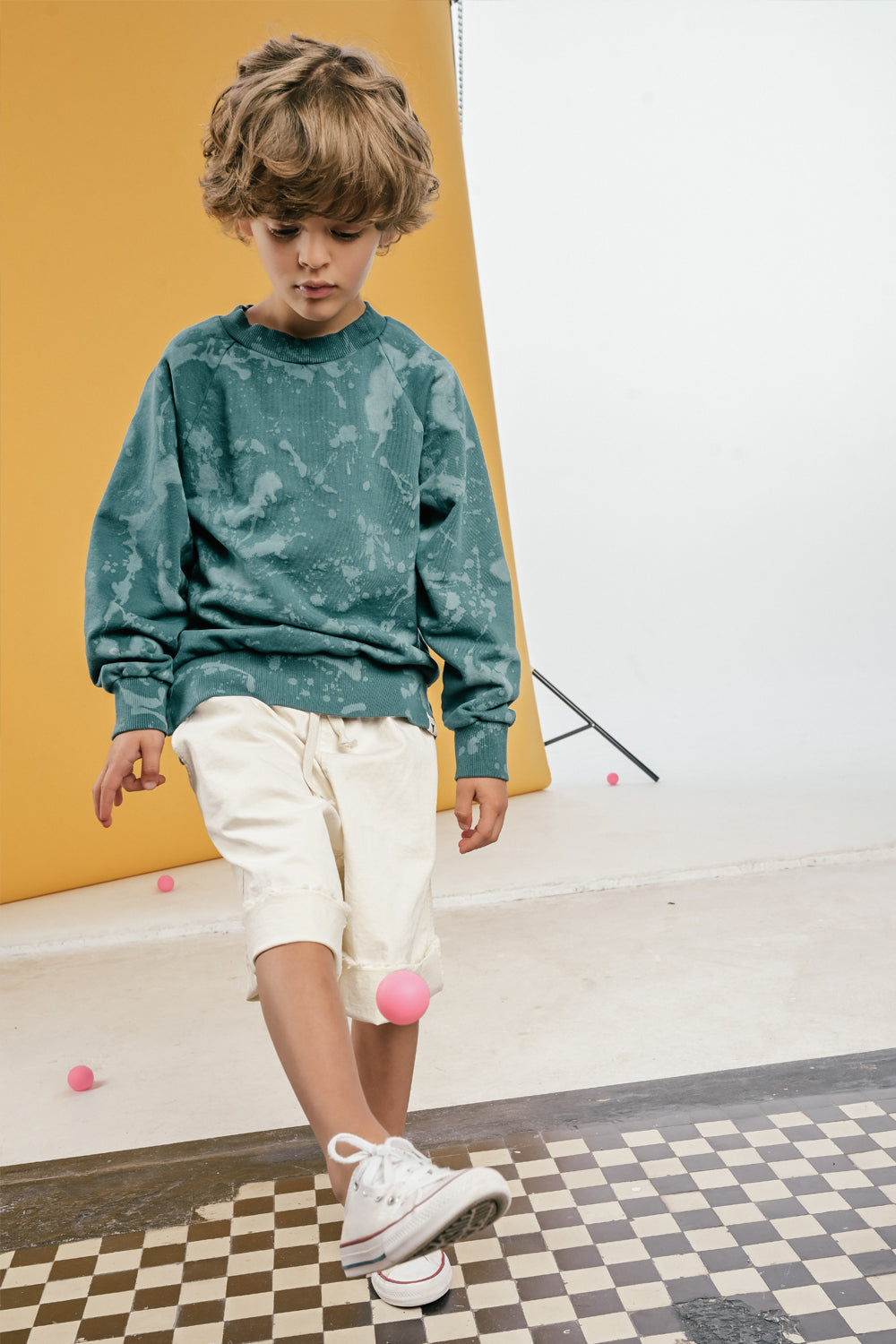 bluza dziecięca - SPLASH OCEAN SWEATSHIRT