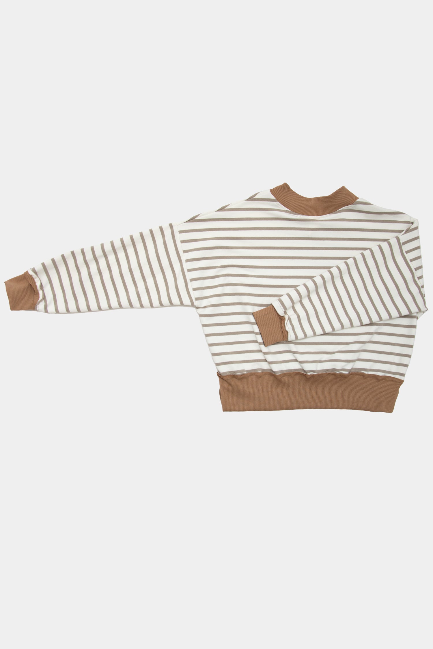 bluza dziecięca- STRIPED SWEATSHIRT beige/ecru