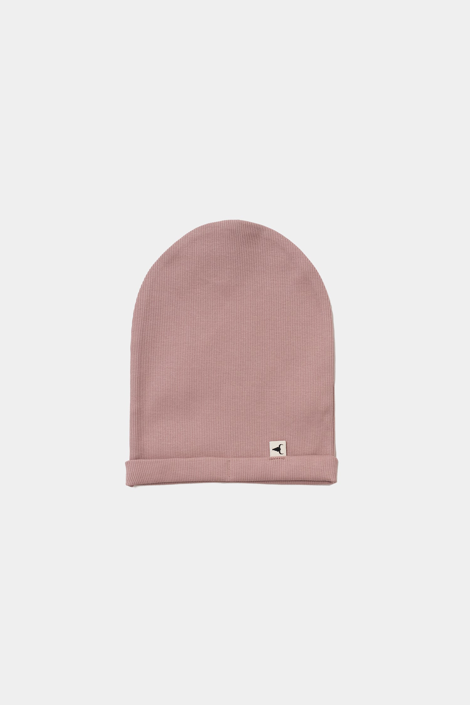 czapka dziecięca- CLASSIC RIBBING BEANIE dusty pink
