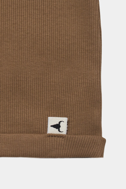 czapka dziecięca- CLASSIC RIBBING BEANIE camel