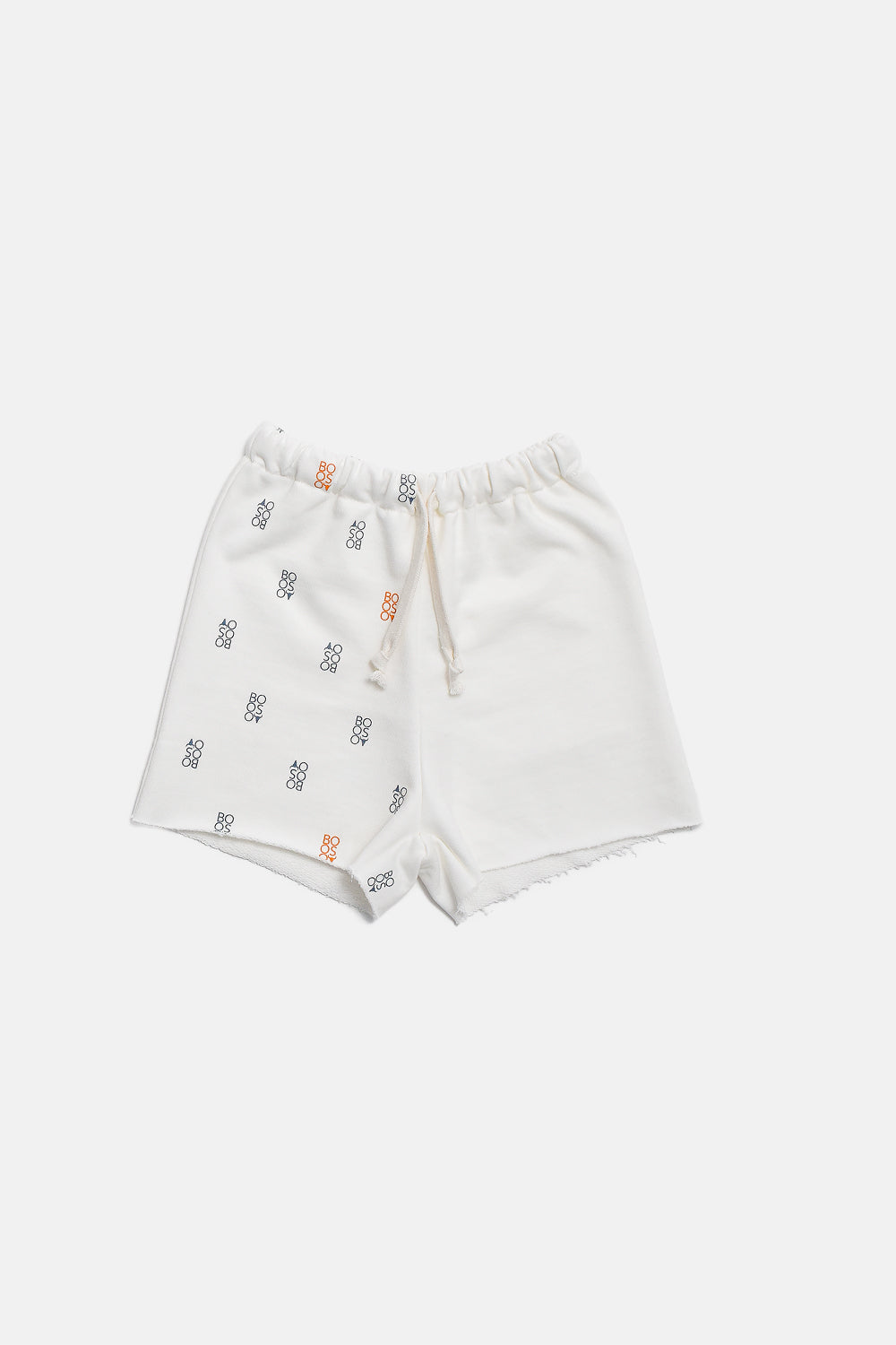 szorty dziecięce - DOUBLE BOOSO SHORTS off white/blue/orange