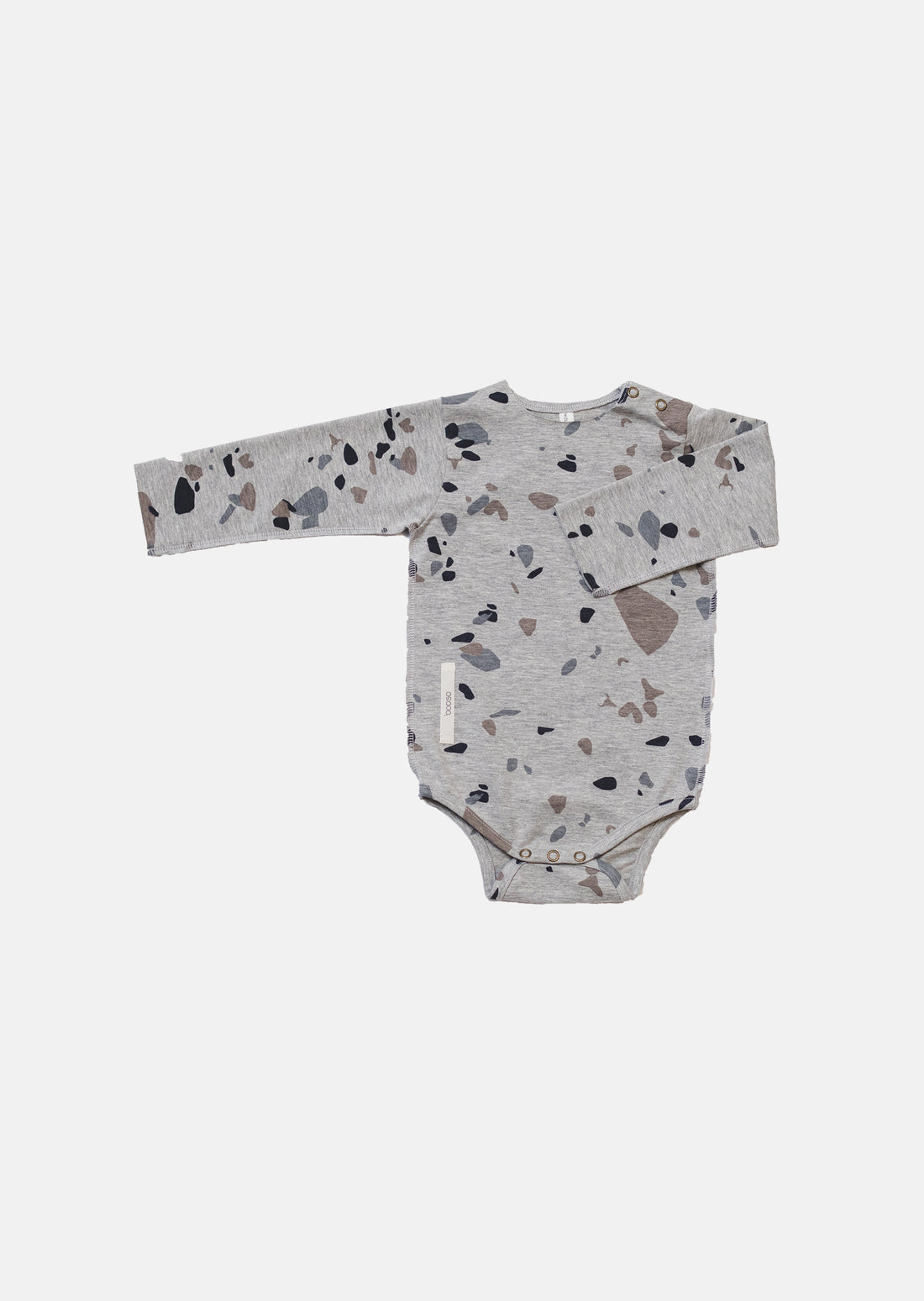 body dziecięce- BODY TERRAZZO gray