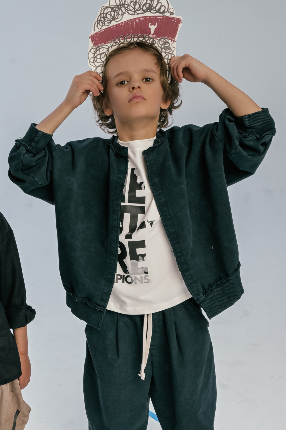 bluza dziecięca- BLACK VINTAGE CARDIGAN black