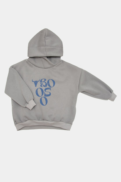 bluza dziecięca- WIDE GRAY HOODIE