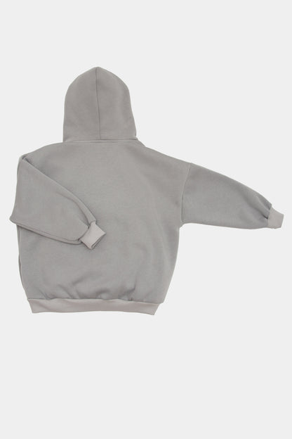 bluza dziecięca- WIDE GRAY HOODIE