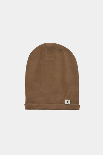 czapka dziecięca- CLASSIC RIBBING BEANIE camel