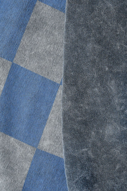 koszulka dziecięca- TEE BLUE VINTAGE CHECKED