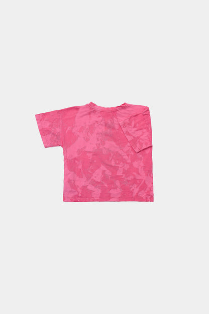 koszulka dziecięca- VINTAGE SHAPE T-SHIRT pink
