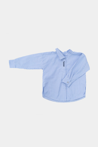 koszula dziecięca- BOOSO STRIPED SHIRT white/blue