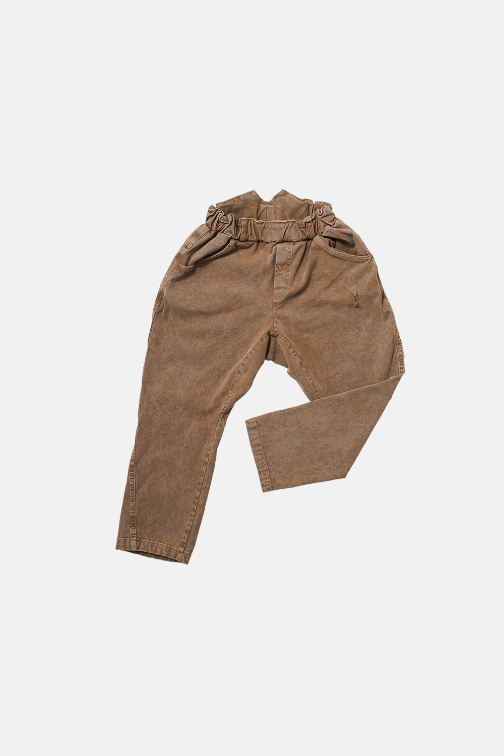 spodnie dziecięce - JEANS BROWN PANTS brown