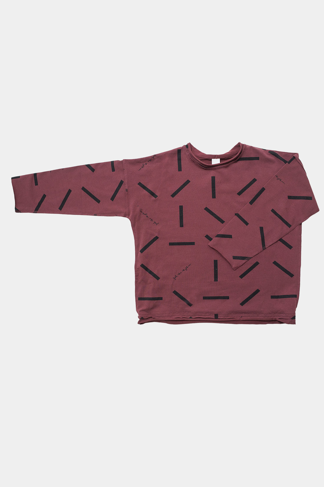 koszulka dziecięca- LONGSLEEVE FEEL burgund black