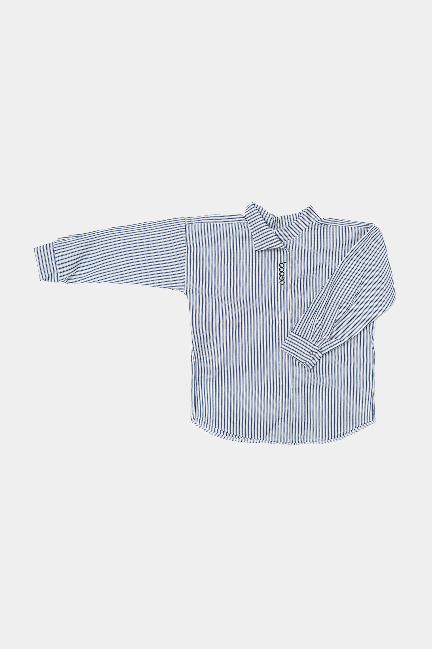 koszula dziecięca- STRIPED SHIRT white/navy