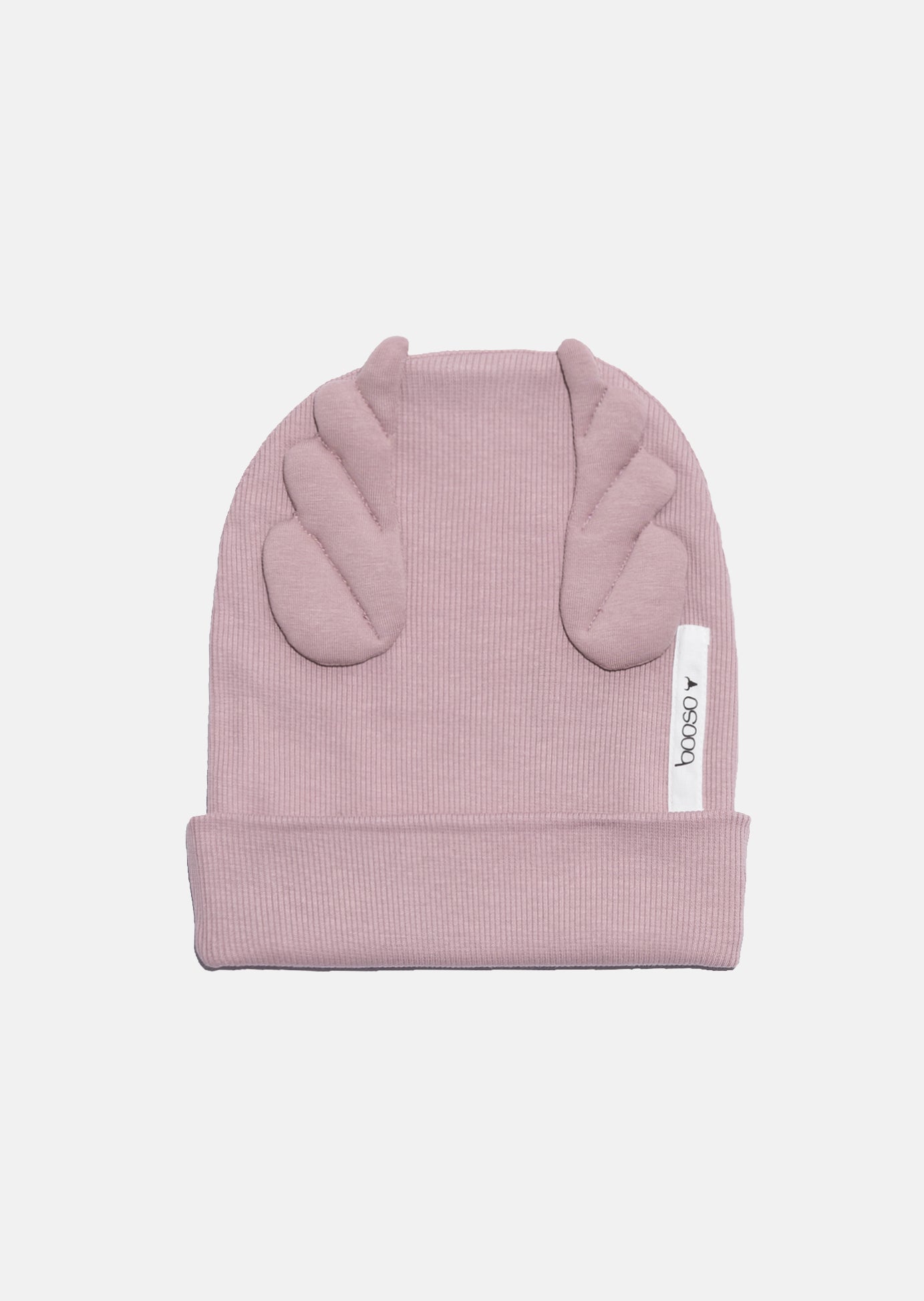 czapka dziecięca- RIBBING BEANIE WINGS double dusty pink