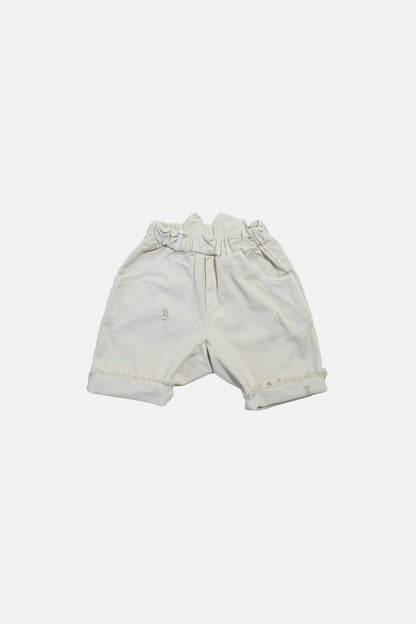 szorty dziecięce - JEANS SHORTS ivory