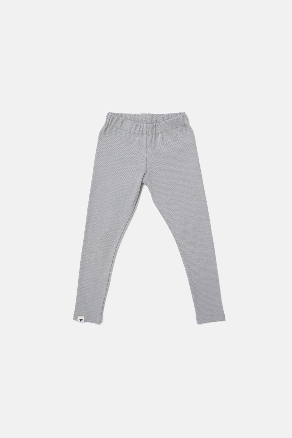 getry dziecięce - RIBBED LEGGINS gray