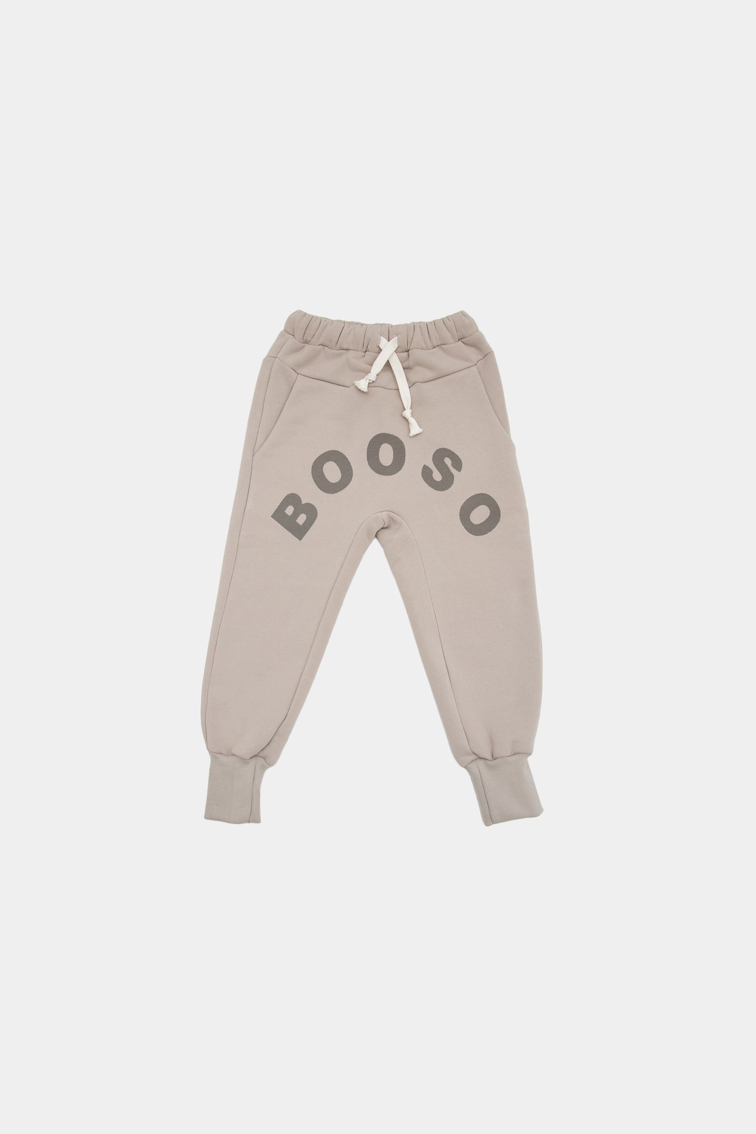 spodnie dziecięce- BOOSO WARM PANTS beige/graphite