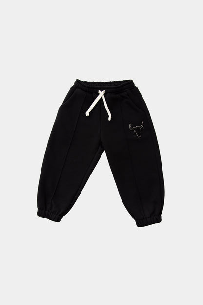 spodnie dziecięce- WARM WIDE PANTS black