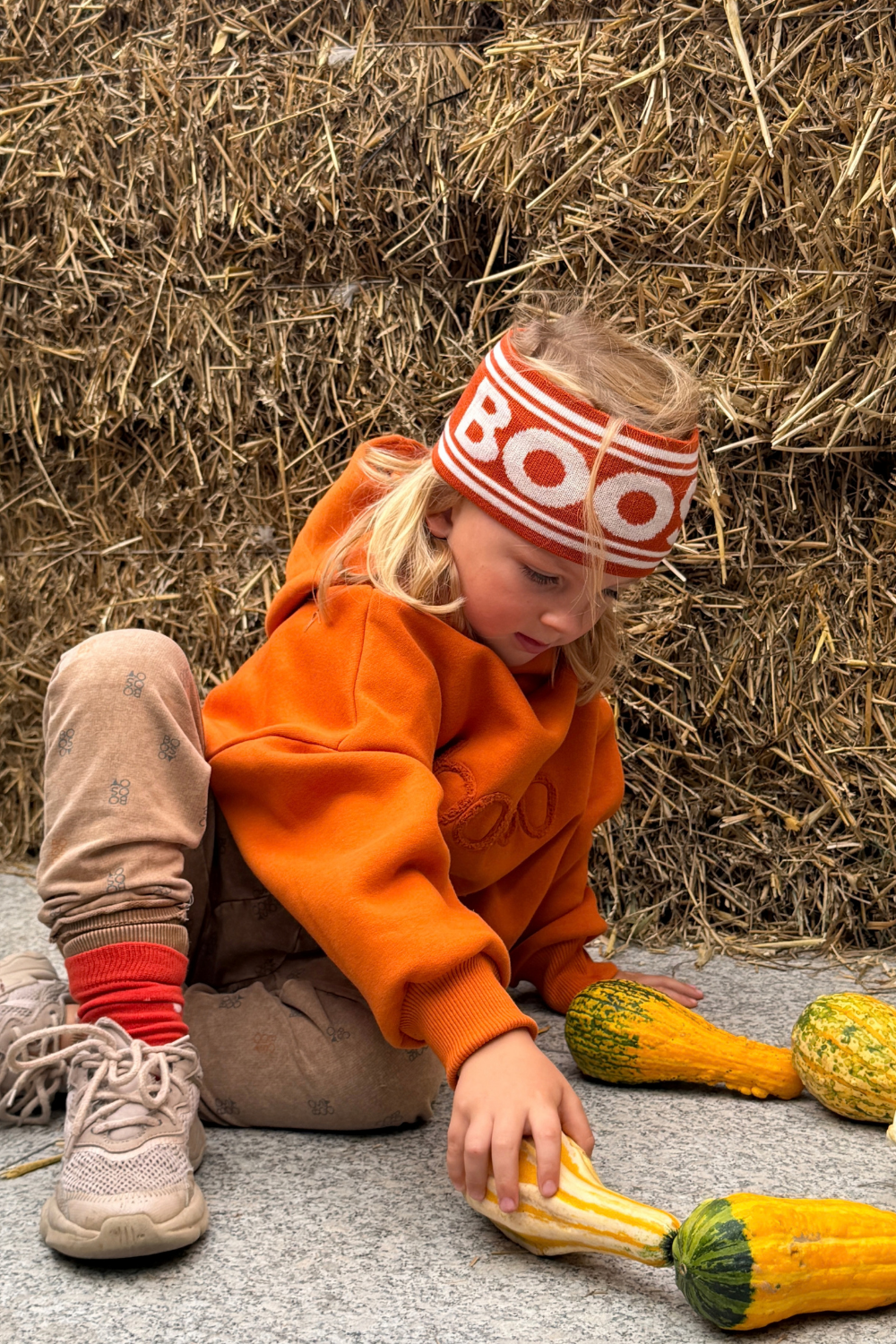 opaska dziecięca- APRES BOOSO HEADBAND terra/ecru