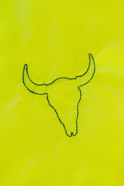 szorty kąpielowe dziecięce - NEON YELLOW SWIM SHORTS