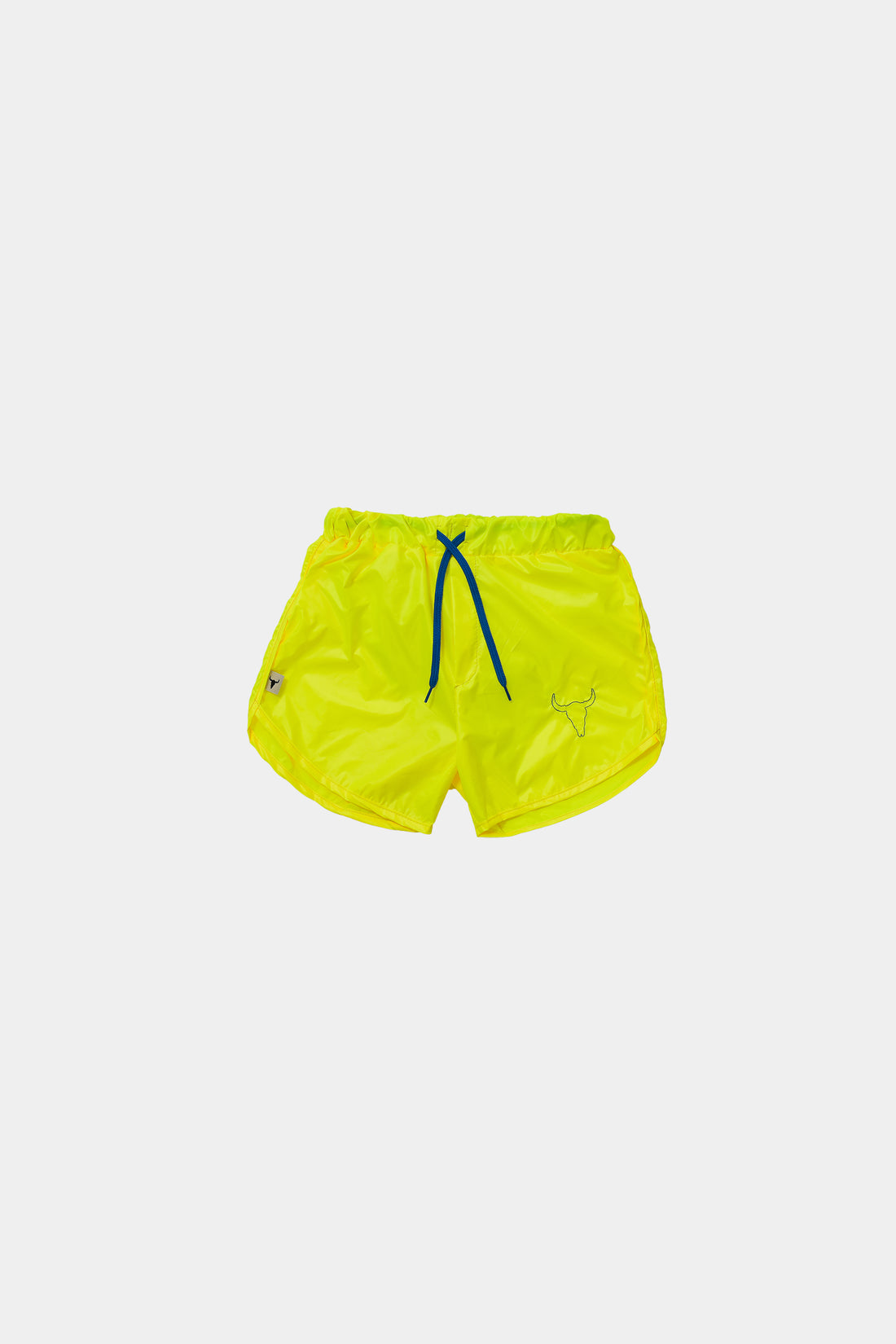 szorty kąpielowe dziecięce - NEON YELLOW SWIM SHORTS