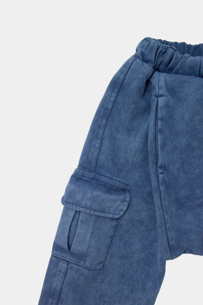 spodnie dziecięce- FRINGLE PANTS navy