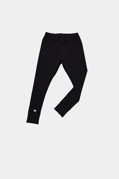 getry dziecięce- RIBB BLACK LEGGINS