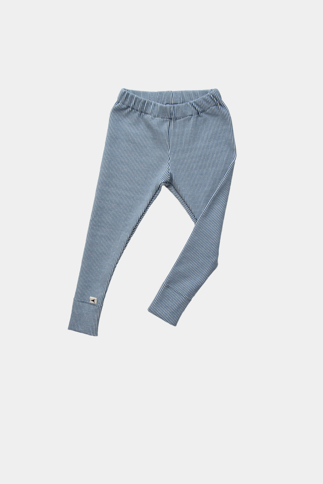 getry dziecięce- STRIPED BLUE LEGGINS