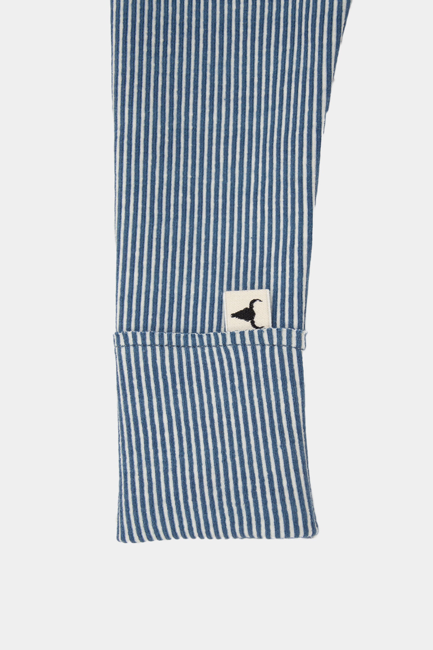 getry dziecięce- STRIPED BLUE LEGGINS