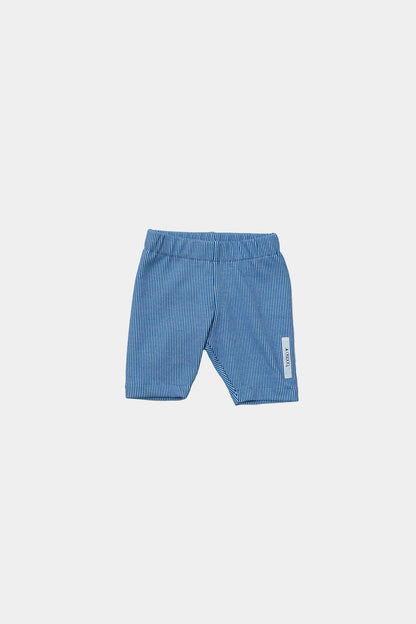 getry dziecięce- LEGGINS COLLAR blue/ecru