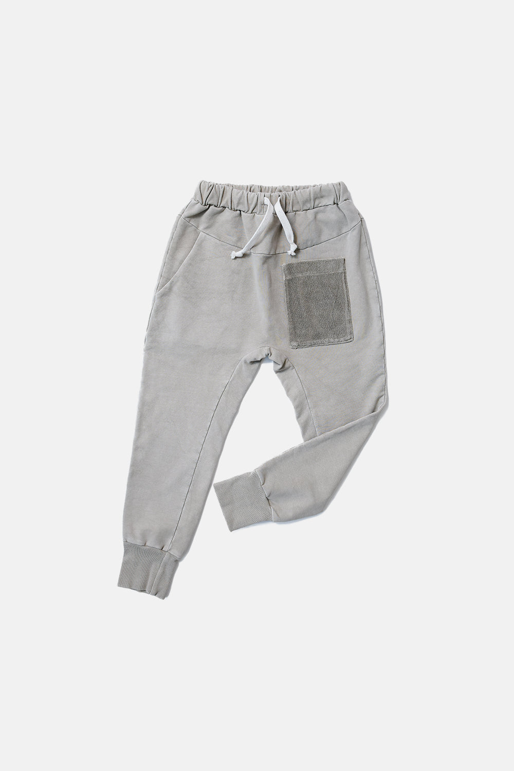 spodnie dziecięce - POCKET MINERAL GRAY PANTS gray