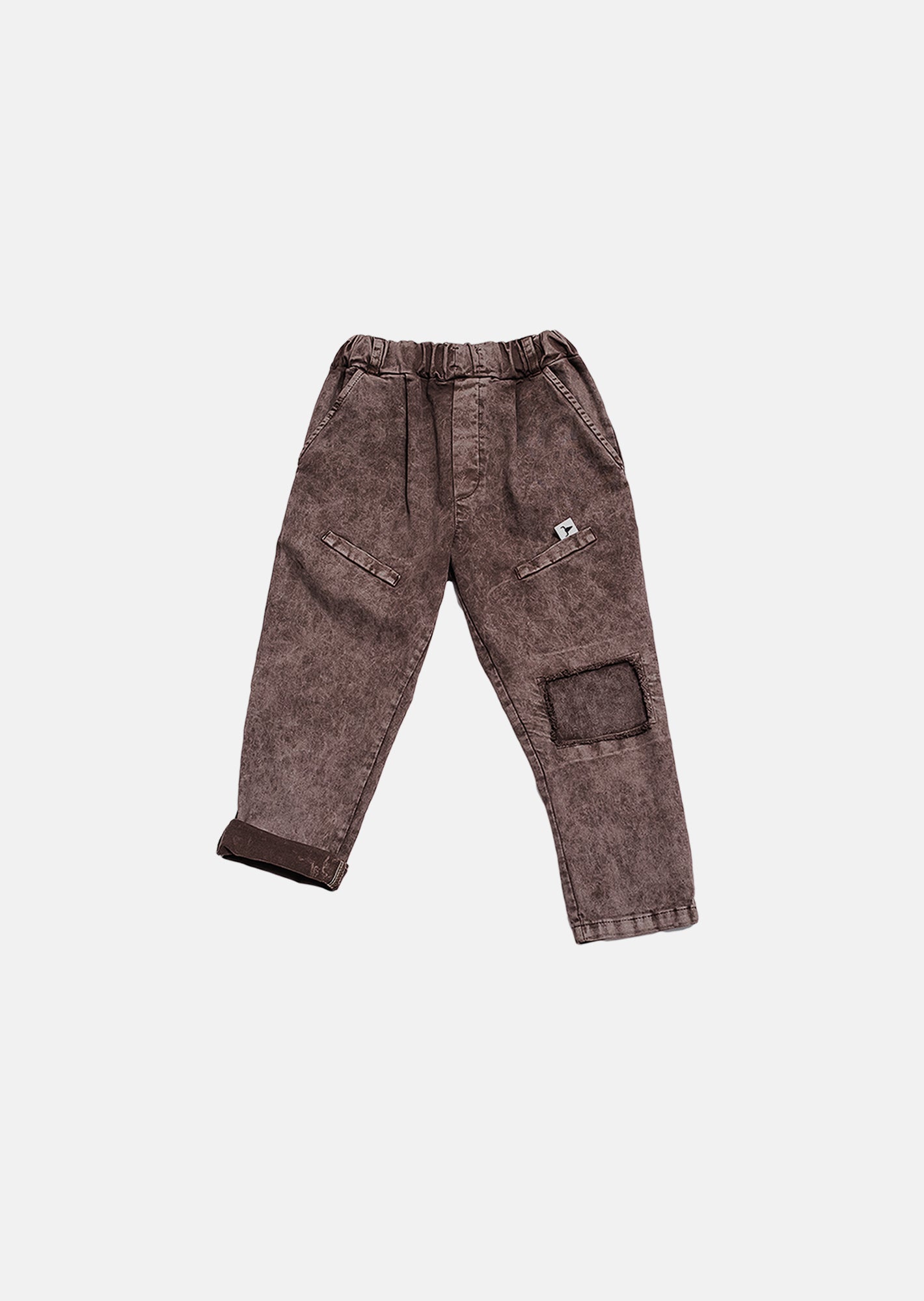 spodnie dziecięce - ACID POCKET PANTS brown