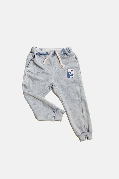 spodnie dziecięce- Zip pants Blue