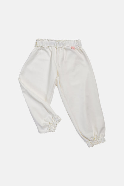 spodnie dziecięce - RELAXED PANTS ecru