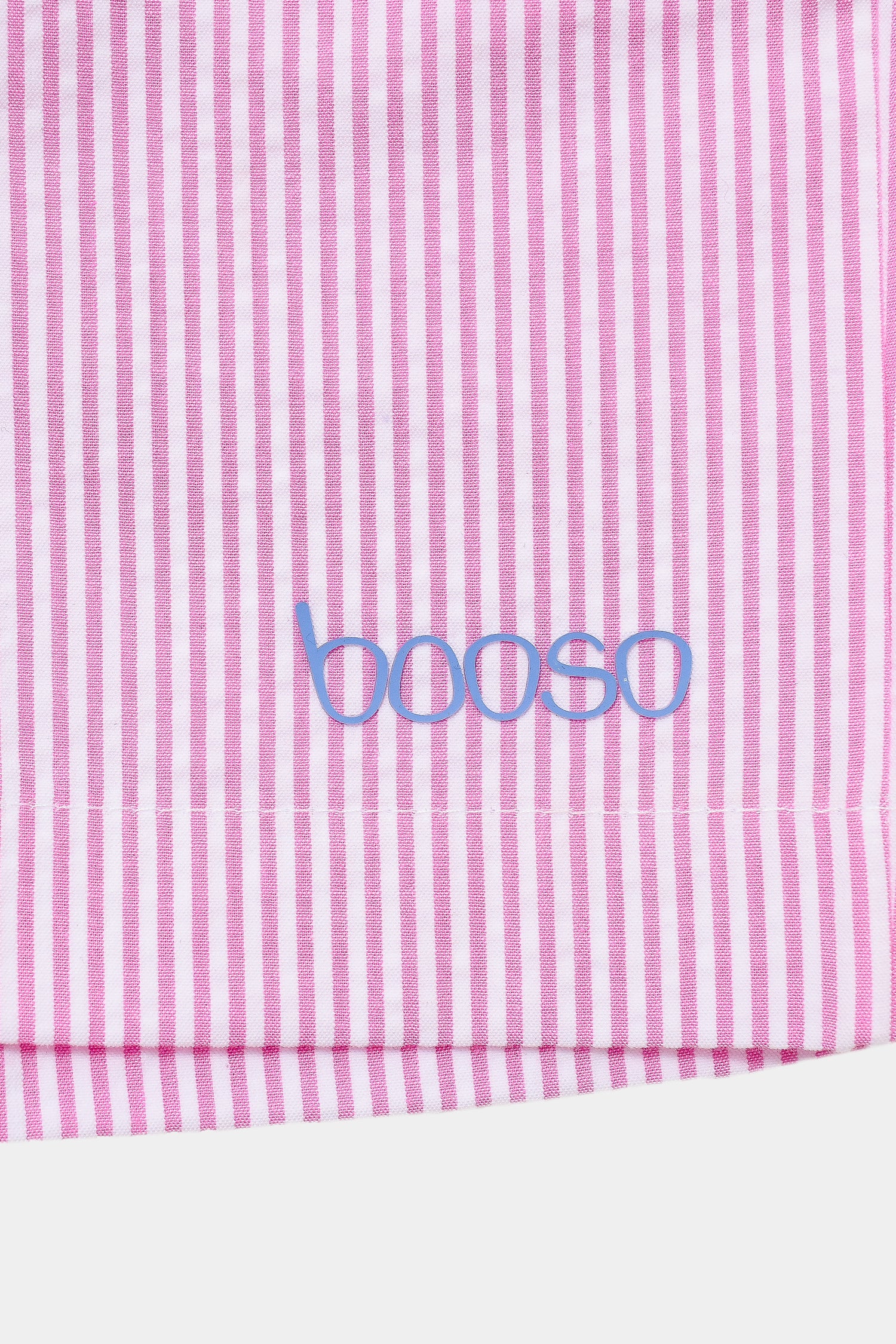 szorty dziecięce- STRIPED SHORTS pink/white
