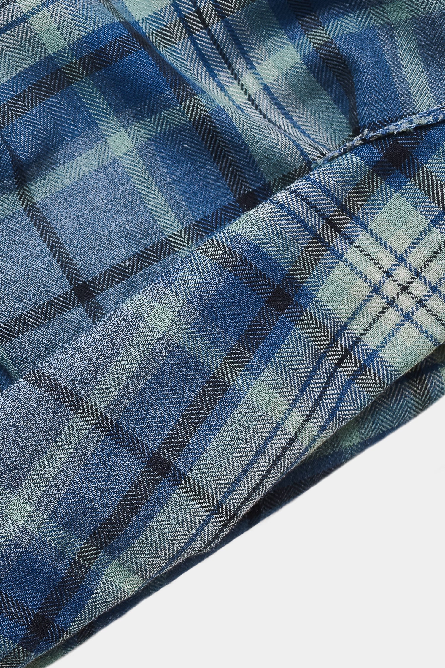 szorty dziecięce - CHECKED SHORTS blue/mint